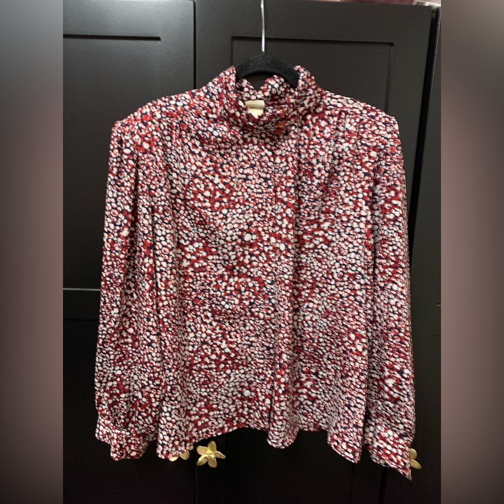 Vintage Women's Blouse,80’s,size 18,plus size,classic,unique,preppy,cool